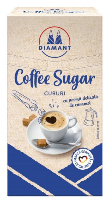 Zahar brun cubic pentru cafea Diamant Coffee Sugar 350g de la KraftAdvertising Srl