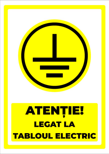 Indicator atentie legat la tabloul electric