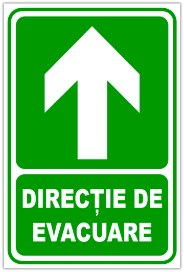 Indicator de securitate iesire in in sus