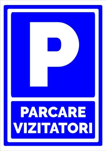 Indicator parcare vizitatori