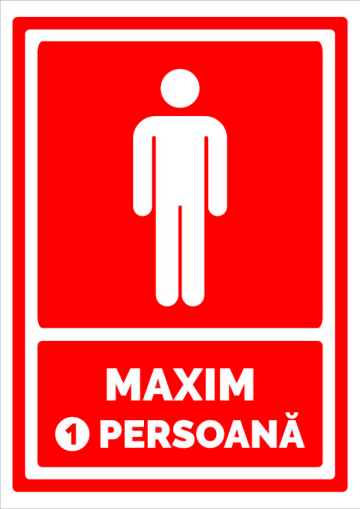 Indicator pentru maxim 1 persoana de la Prevenirea Pentru Siguranta Ta G.I. Srl