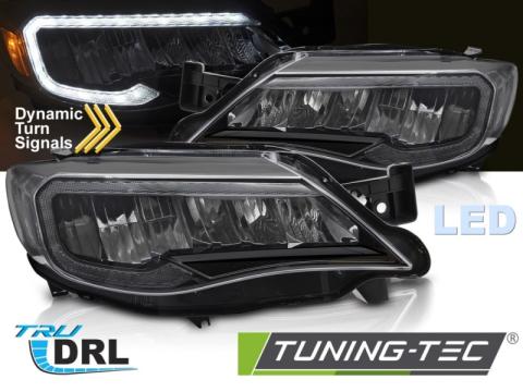 Faruri LED Headlights Tube Light negru Subaru WRX 08-14 de la Kit Xenon Tuning Srl