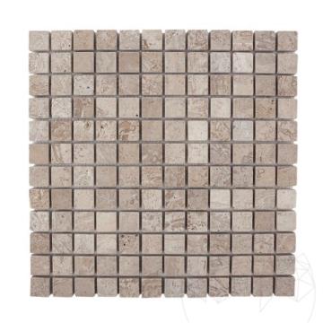 Mozaic Travertin Latte Tumbled (Antichizat) 2.3 x 2.3cm de la Piatraonline Romania