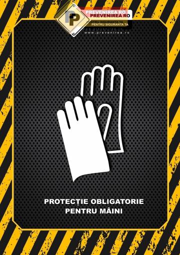 Afise pentru protectia mainilor de la Prevenirea Pentru Siguranta Ta G.I. Srl