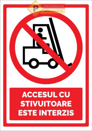 Indicatoare pentru stivuitoare