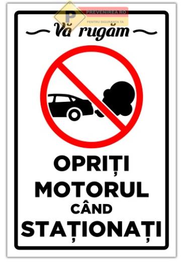 Indicator opriti motorul cand stationati de la Prevenirea Pentru Siguranta Ta G.I. Srl