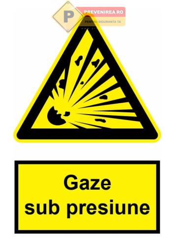 Indicator pentru gaz sub presiune