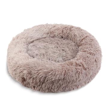 Pat pentru caini - rotund - marimea XL - 80 cm - maro