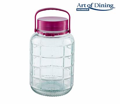 Borcan sticla cu capac plastic 3l, Art of Dining by Heinner de la Transilvania Euro Tour Srl