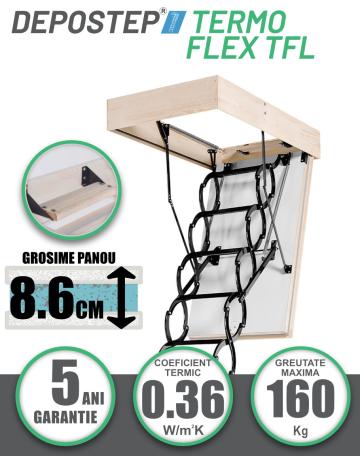 Scara pod metalica pantograf Depostep Termo Flex TFL