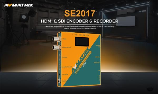 Encoder/Recorder AVMatrix SE2017 3G-SDI/HDMI Streaming de la West Buy Srl