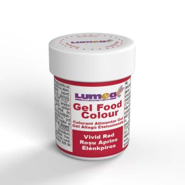 Colorant alimentar gel Rosu Aprins, 30g - Lumea