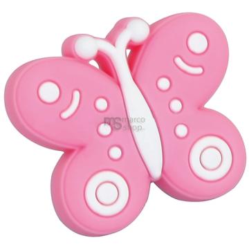 Buton gumat fluture roz de la Marco Mobili Srl