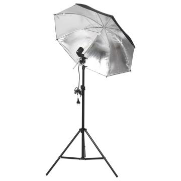 Kit lumini studio foto cu trepiede si umbrele de la VidaXL