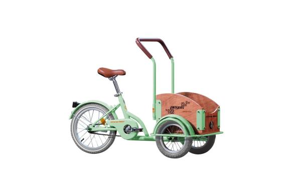 Bicicleta Pegas Mini Cargo 1S verde fistic de la Transilvania Euro Tour Srl