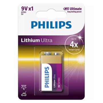 Baterie lithium ultra 9V blister 1 buc Philip de la Sil Electric Srl
