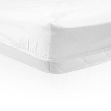Cearceaf pat cu elastic 90x200 cm alb de la Transilvania Euro Tour Srl