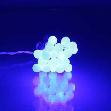 Ghirlanda luminoasa decorativa cu sfere albastre 30 LED-uri de la Mobilab Creations Srl