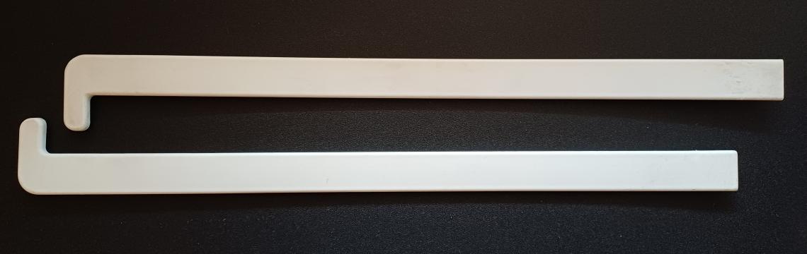 Set capac glaf PVC alb