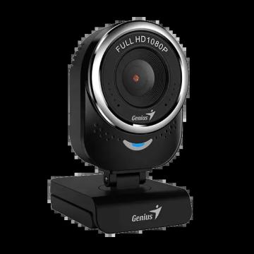 Camera web Genius 1080P Full-HD, QCAM 6000, microfon, black de la Elnicron Srl