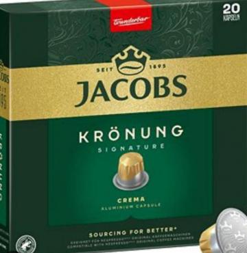 Capsule Jacobs Kronung Crema - aluminium (20 capsule) 104g