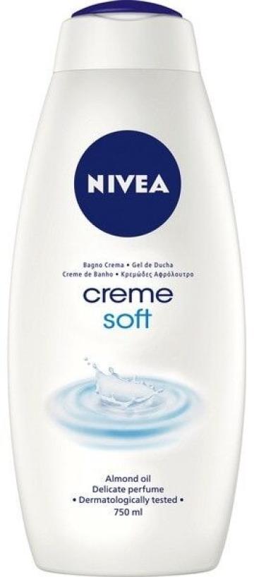 Gel de dus Nivea Creme Soft, 750 ml