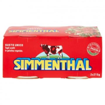 Conserva de carne de vita, Simmenthal, 2 x 215 g de la Emporio Asselti Srl