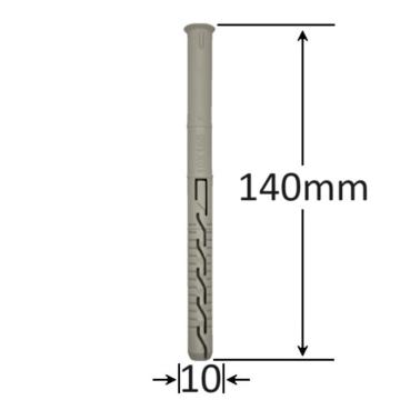 Diblu 10x140mm KPR - 50buc/set