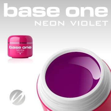 Gel unghii Color Neon Violet Base One - 5ml
