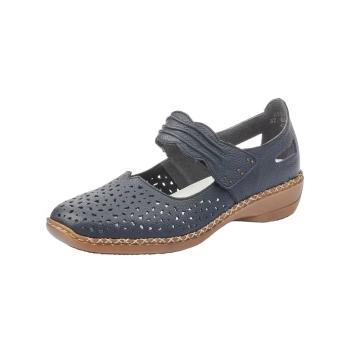 Pantofi dama Rieker piele naturala blue 41399-14 de la Kiru's Shoes Srl
