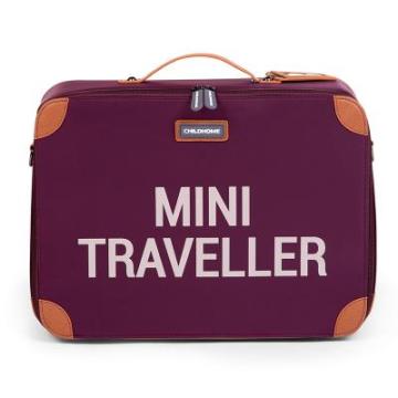 Geamantan Childhome Mini Traveller Kids Suitcase - Aubergine