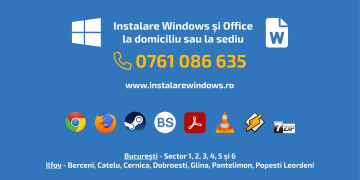 Instalare Windows de la Instalare Windows