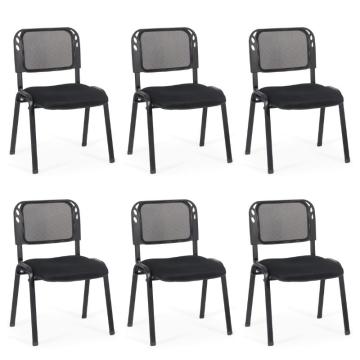 Set 6 scaune pe negru pentru diverse evenimente de la European Med Prod