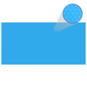 Prelata piscina, albastru, 488 x 244 cm, PE