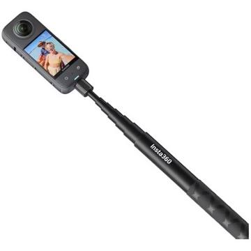 Accesoriu Selfie Stick Invisible Insta360, 120cm, negru