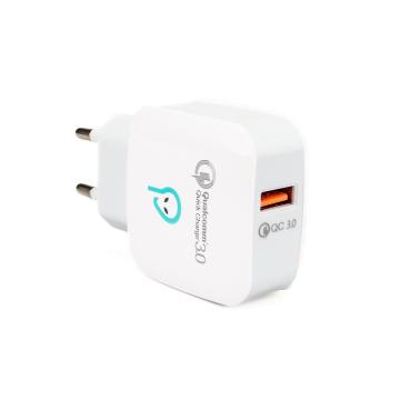 Incarcator retea Spacer Quick Charge 3.0 18W, 1 x USB, alb de la Etoc Online
