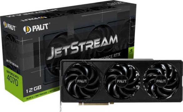 Placa video Palit GeForce RTX 4070 JetStream 12GB resigilat