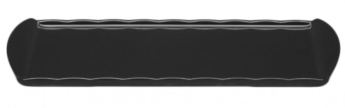 Platou melamina Raki, 43x25xh1cm, negru