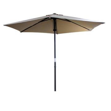Umbrela soare cu mecanism rabatare 250 cm bej Raki