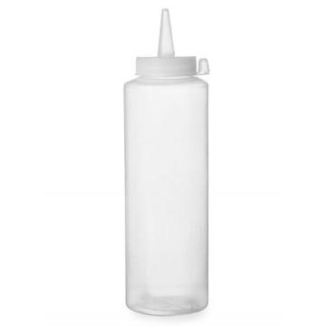 Sticla dispenser, polietilena, rosu 50x(H)185 mm 0.20 lt de la Clever Services SRL