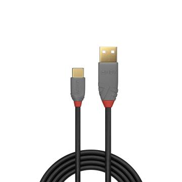 Cablu Lindy 1m USB 2.0 Type A to C Anthra Line de la Etoc Online