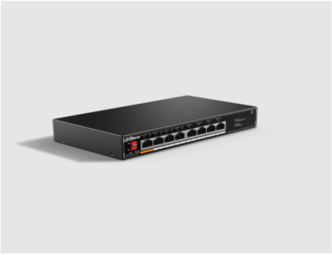 Switch Dahua cu 8 porturi, 8x LAN, 4x PoE de la Etoc Online