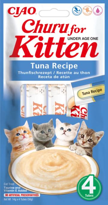 Hrana Churu pentru pisici Kitten reteta de ton