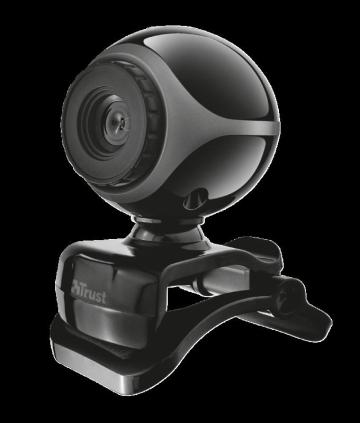 Camera web Trust Exis Webcam - black/silver de la Risereminat.ro