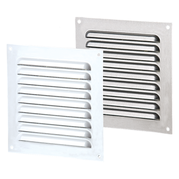 Grile de ventilatie Metal flat grille MVMP 150 s A white de la Ventdepot Srl