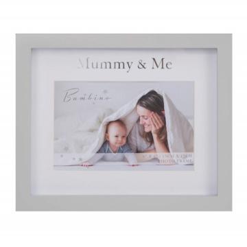 Rama foto pentru mamici Mummy and Me Bambino by Juliana gri de la Krbaby.ro - Cadouri Bebelusi
