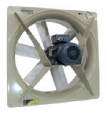 Ventilator Wall Axial Fan HC-100-4T/H / Atex / EXII2G Ex e de la Ventdepot Srl