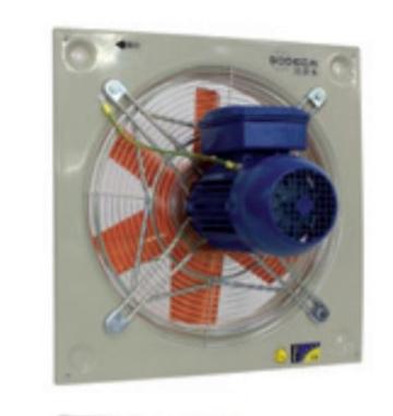 Ventilator Wall Axial Fan HC-31-4T/H / Atex / EXII2G Ex d de la Ventdepot Srl