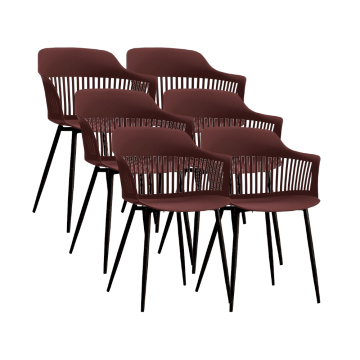 Set 6 scaune dining cu spatar Raki Florida de la Kalina Textile SRL
