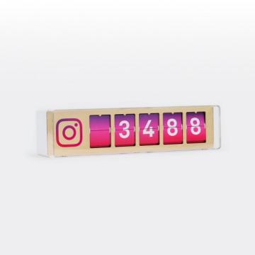 Contor in timp real pentru Instagram Smiirl Numar cifre - 7 de la Sedona Alm